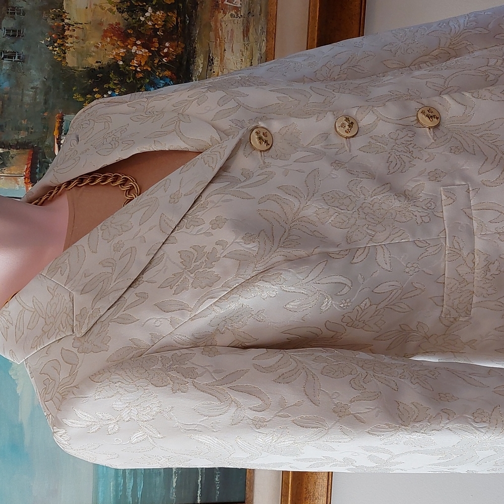 Holiday Brocade Blazer - Picture 3 of 14